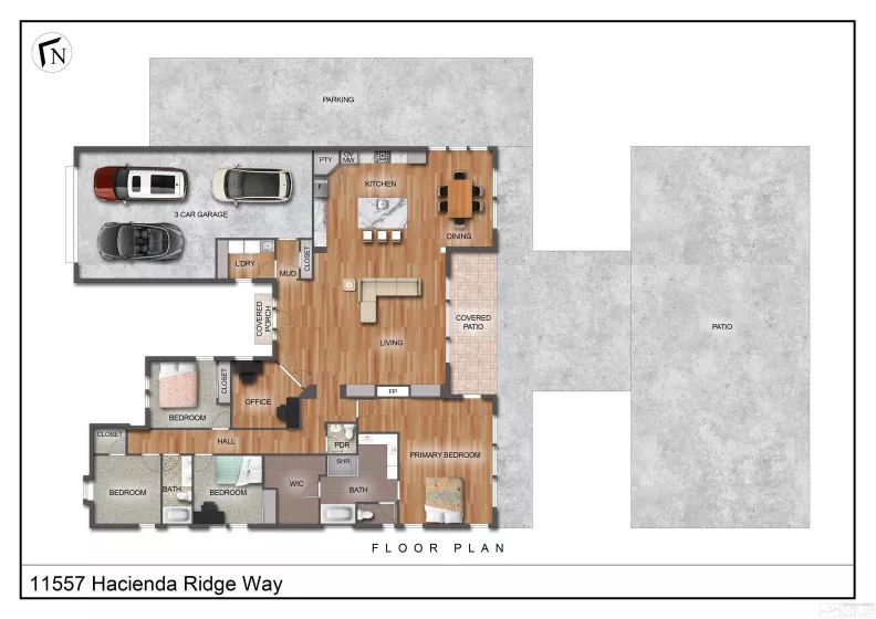 11557 Hacienda Ridge Way, Sparks, Nevada 89441, 4 Bedrooms Bedrooms, ,2 BathroomsBathrooms,Residential,For Sale,Hacienda Ridge Way,240002077