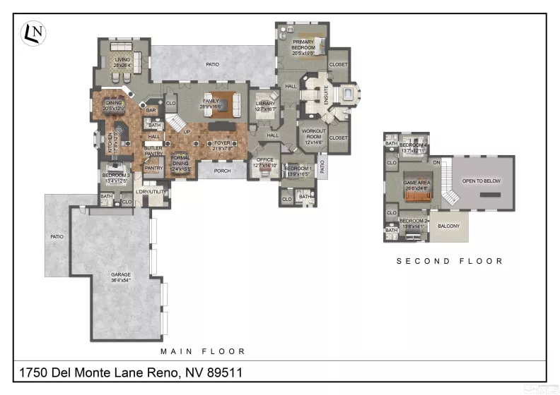 1750 Del Monte Ln, Reno, Nevada 89511, 5 Bedrooms Bedrooms, ,5 BathroomsBathrooms,Residential,For Sale,Del Monte Ln,230006879