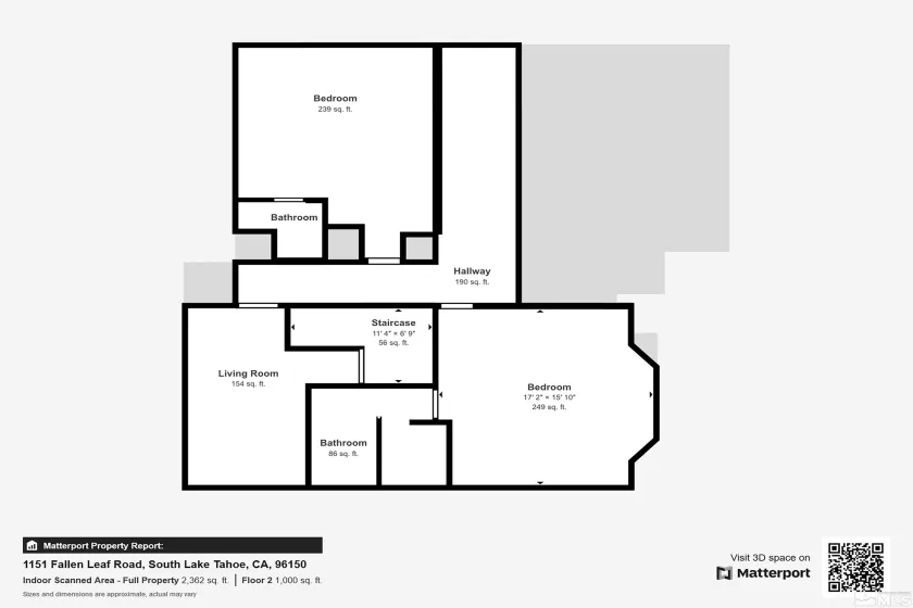 1151 Fallen Leaf Road, South Lake Tahoe, California 96150, 4 Bedrooms Bedrooms, ,3 BathroomsBathrooms,Residential,For Sale,Fallen Leaf Road,240010227