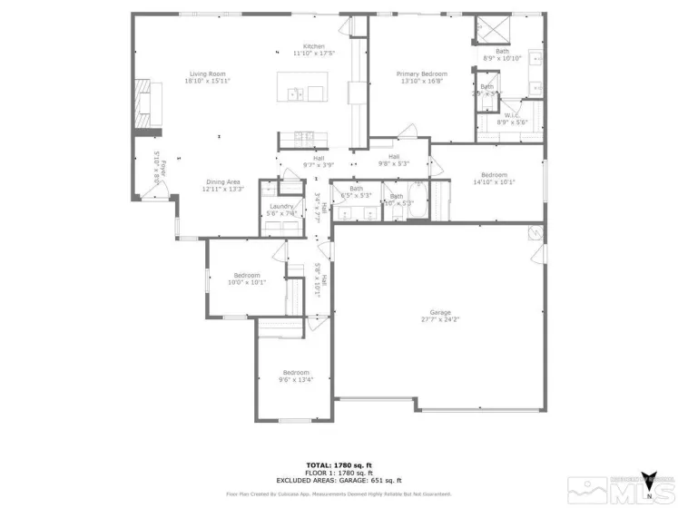 3815 Dorado Court, Sparks, Nevada 89436, 4 Bedrooms Bedrooms, ,2 BathroomsBathrooms,Residential,For Sale,Dorado Court,240012086