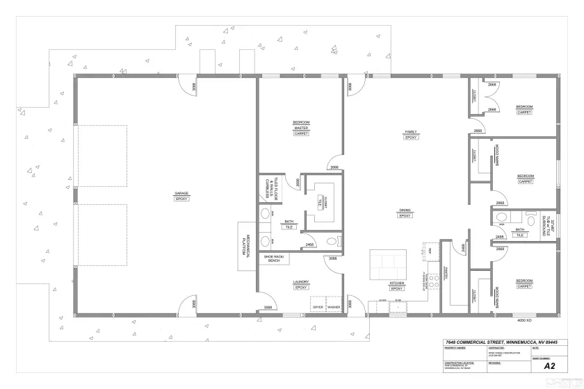 7648 Commercial St, Winnemucca, Nevada 89445, 4 Bedrooms Bedrooms, ,2 BathroomsBathrooms,Residential,For Sale,Commercial St,240012624