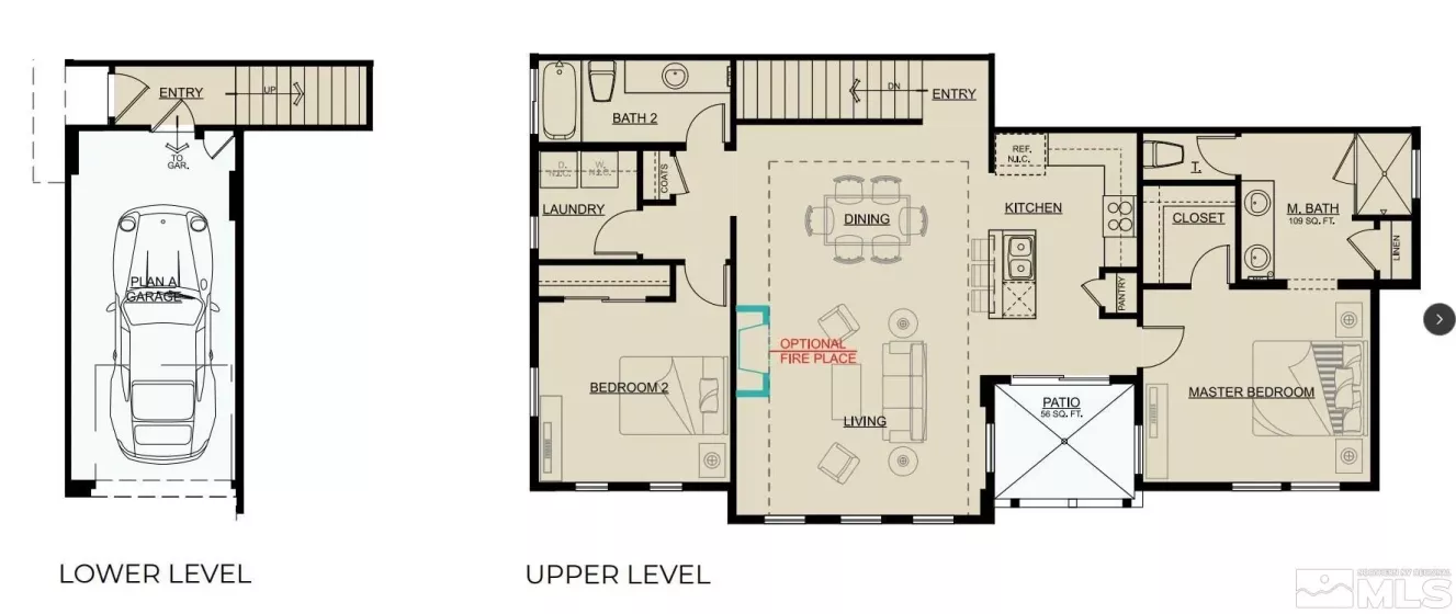 3660 Flare Lane #1, Carson City, Nevada 89705, 2 Bedrooms Bedrooms, ,2 BathroomsBathrooms,Residential,For Sale,Flare Lane #1,240014170