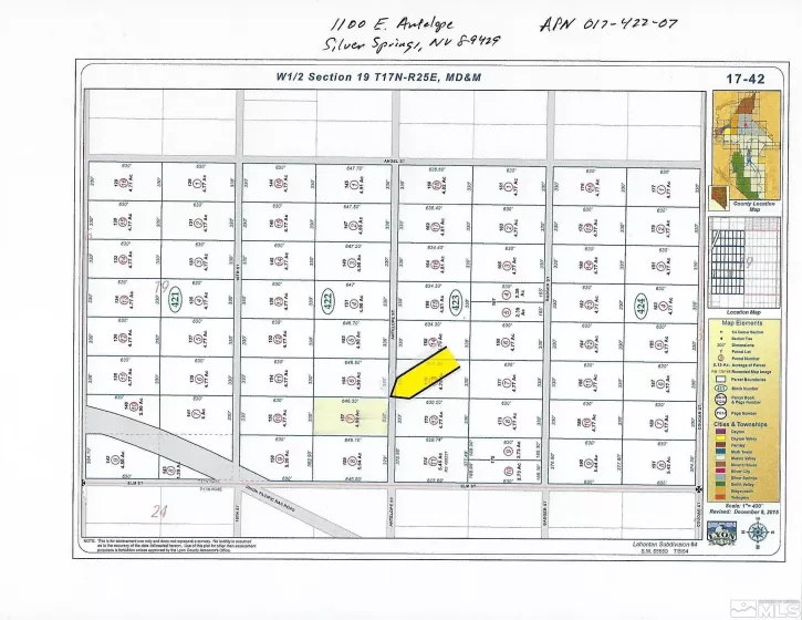 1100 E Antelope St, Silver Springs, Nevada 89429, ,Land,For Sale,E Antelope St,240014195