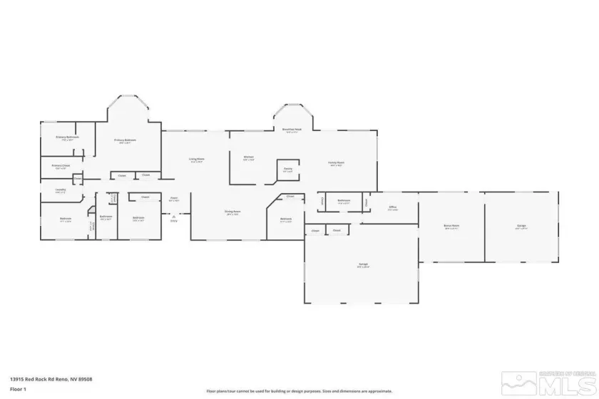 13915 Red Rock Rd, Reno, Nevada 89508, 4 Bedrooms Bedrooms, ,3 BathroomsBathrooms,Residential,For Sale,Red Rock Rd,240014356