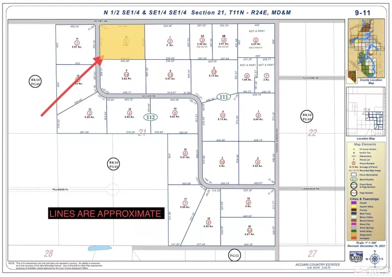 6 Acciari Rd, Smith, Nevada 89430, ,Land,For Sale,Acciari Rd,230013590