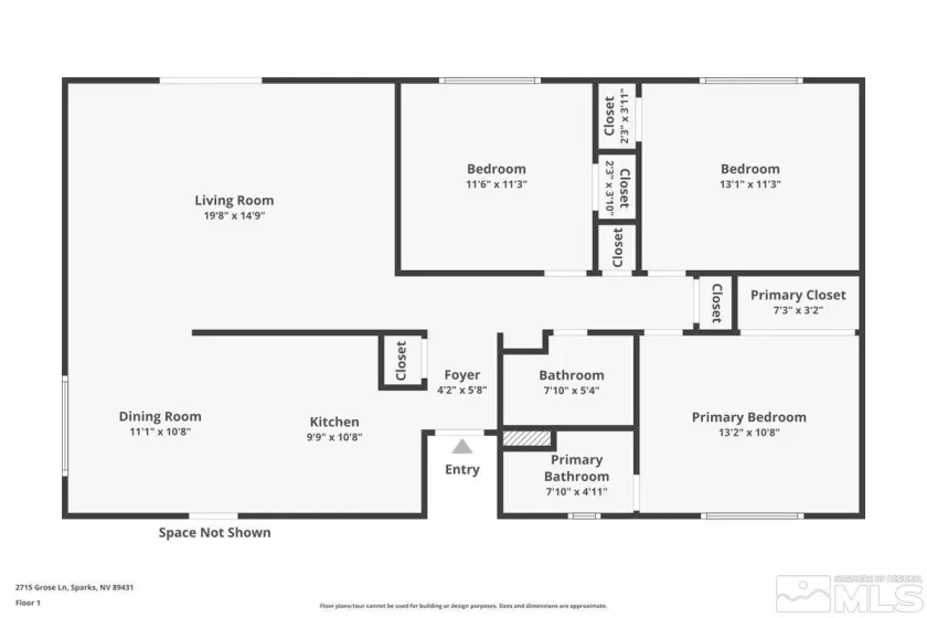 2715 Grose Lane, Sparks, Nevada 89431, 3 Bedrooms Bedrooms, ,2 BathroomsBathrooms,Residential,For Sale,Lane,240015007