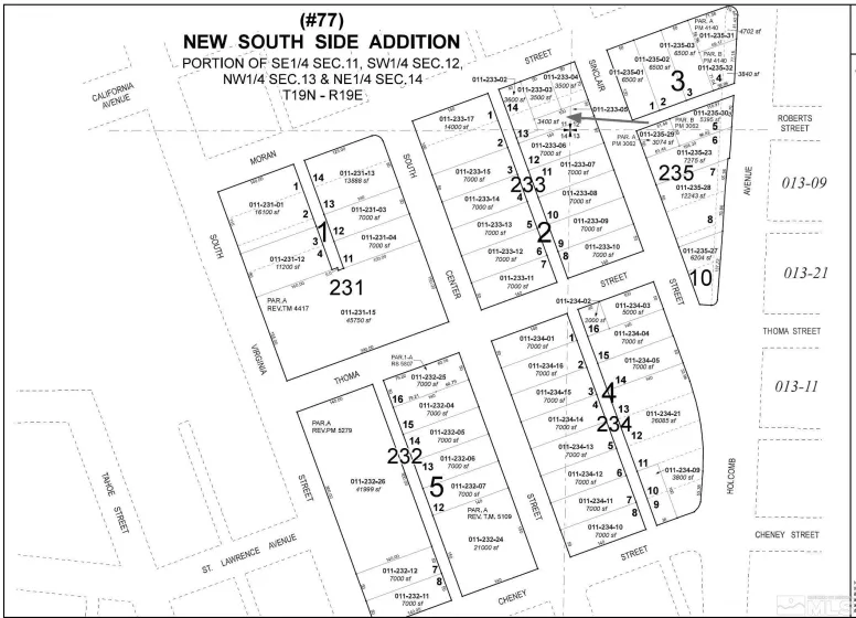 0 Sinclair St, Reno, Nevada 89501, ,Land,For Sale,Sinclair St,240015673