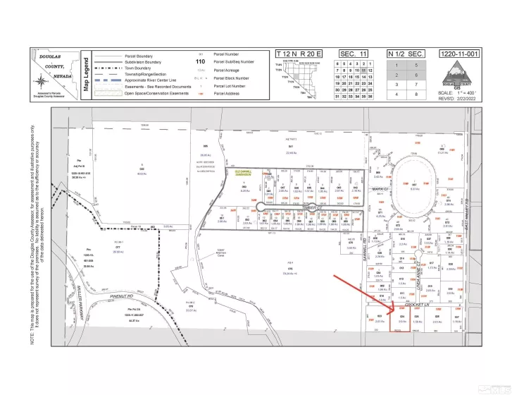 1765 Crockett Ln, Gardnerville, Nevada 89410, ,Land,For Sale,Crockett Ln,250000021