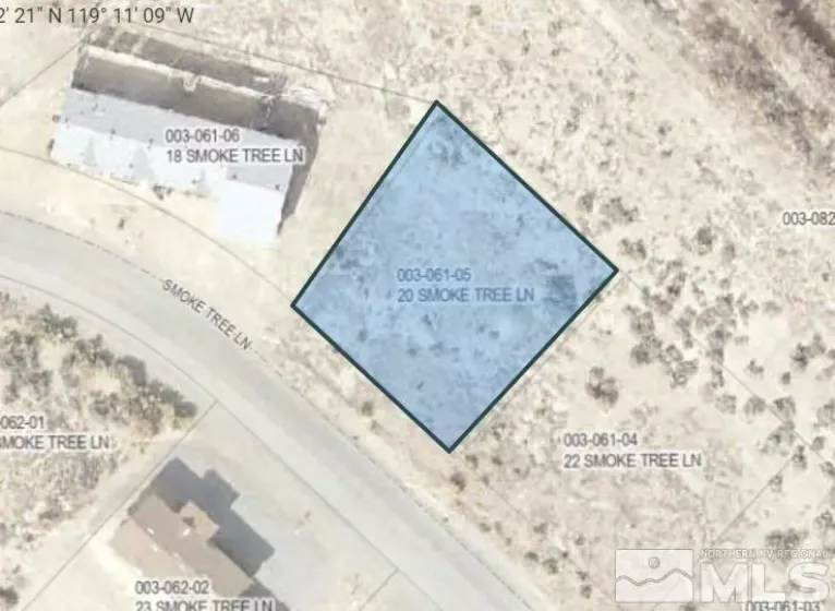 20 Smoke Tree Lane, Yerington, Nevada 89447, ,Land,For Sale,Smoke Tree Lane,250000044