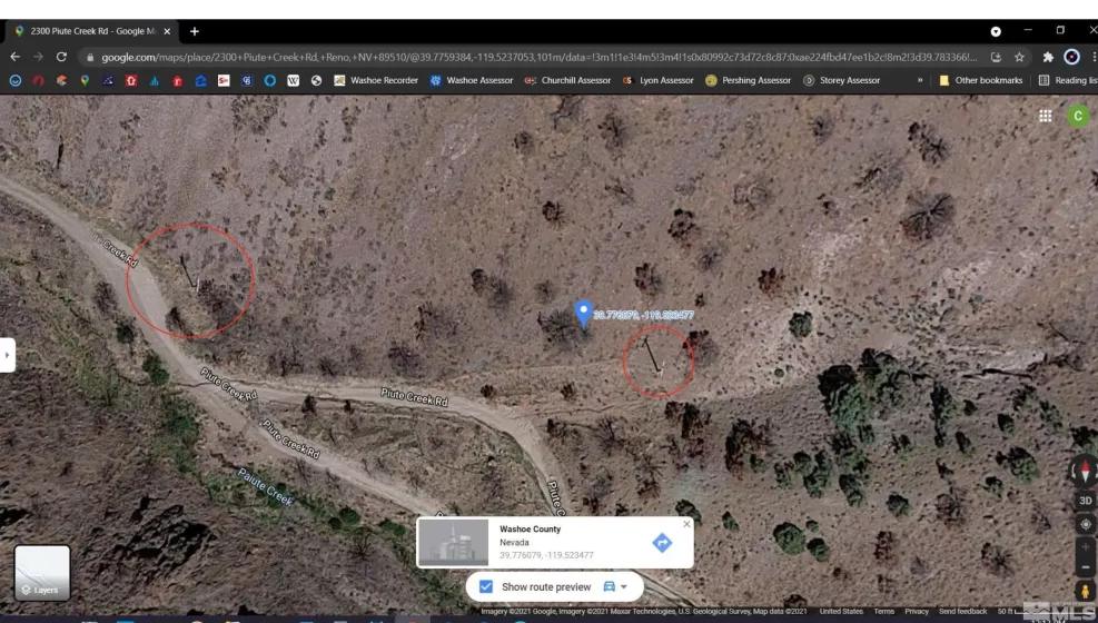 2300 Piute Creek Road, Reno, Nevada 89510, ,Land,For Sale,Piute Creek Road,240000135