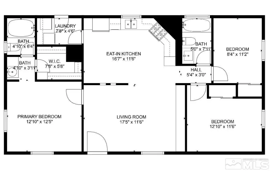 354 Sonoma, Battle Mountain, Nevada 89820, 3 Bedrooms Bedrooms, ,2 BathroomsBathrooms,Residential,For Sale,Sonoma,240008490